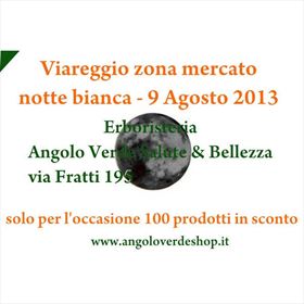 immagine:  Erboristeria Angolo Verde Salute e Bellezza partecipa alla Notte Bianca - Viareggio