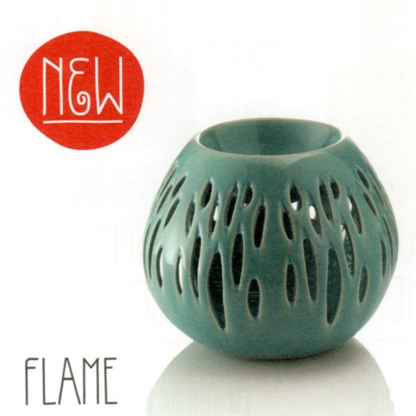 Brucia essenze in ceramica verde Flame Nasoterapia - Hp Italia - Neavita