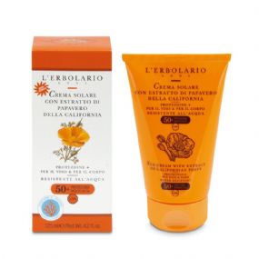 immagine di Crema Solare Viso e Corpo SPF 50+ erbolario