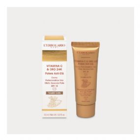 miniatura: Crema perfezionatrice viso tonalità MEDIA Vitamina C & Oro 24K
