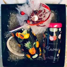immagine di Infusiera Hawaii con filtro in acciaio tisana con cocco e ananas