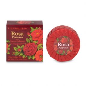 immagine di SAPONE PROFUMATO ROSA PURPUREA 100g