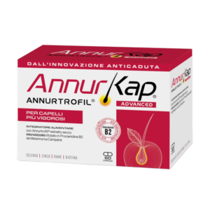 Annurkap 60 Capsule – Integratore Alimentare Anticaduta Con AnnurtriComplex® Da Melannurca Campana IGP, Selenio, Zinco, Rame E Biotina
