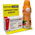 Pacchetto Promozione DIETFORMPIC 60 capsule Vegetali  da 0,77 G + Drenapeso 600 ml
