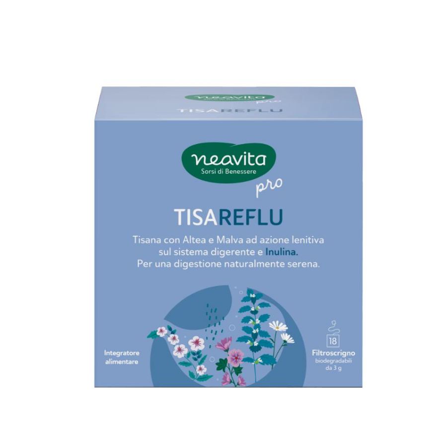 Tisana Neavita TISAREFLU con Altea, Malva, camomilla e finocchio