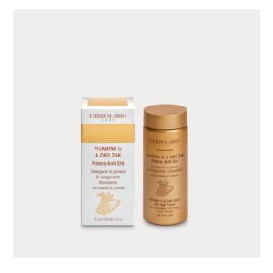 Detergente viso in polvere con Vitamina C e Oro 24K