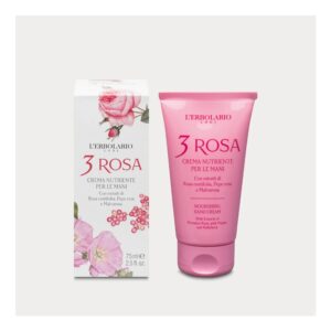 Crema nutriente mani 3Rosa 75mL con estratti di Rosa centifolia