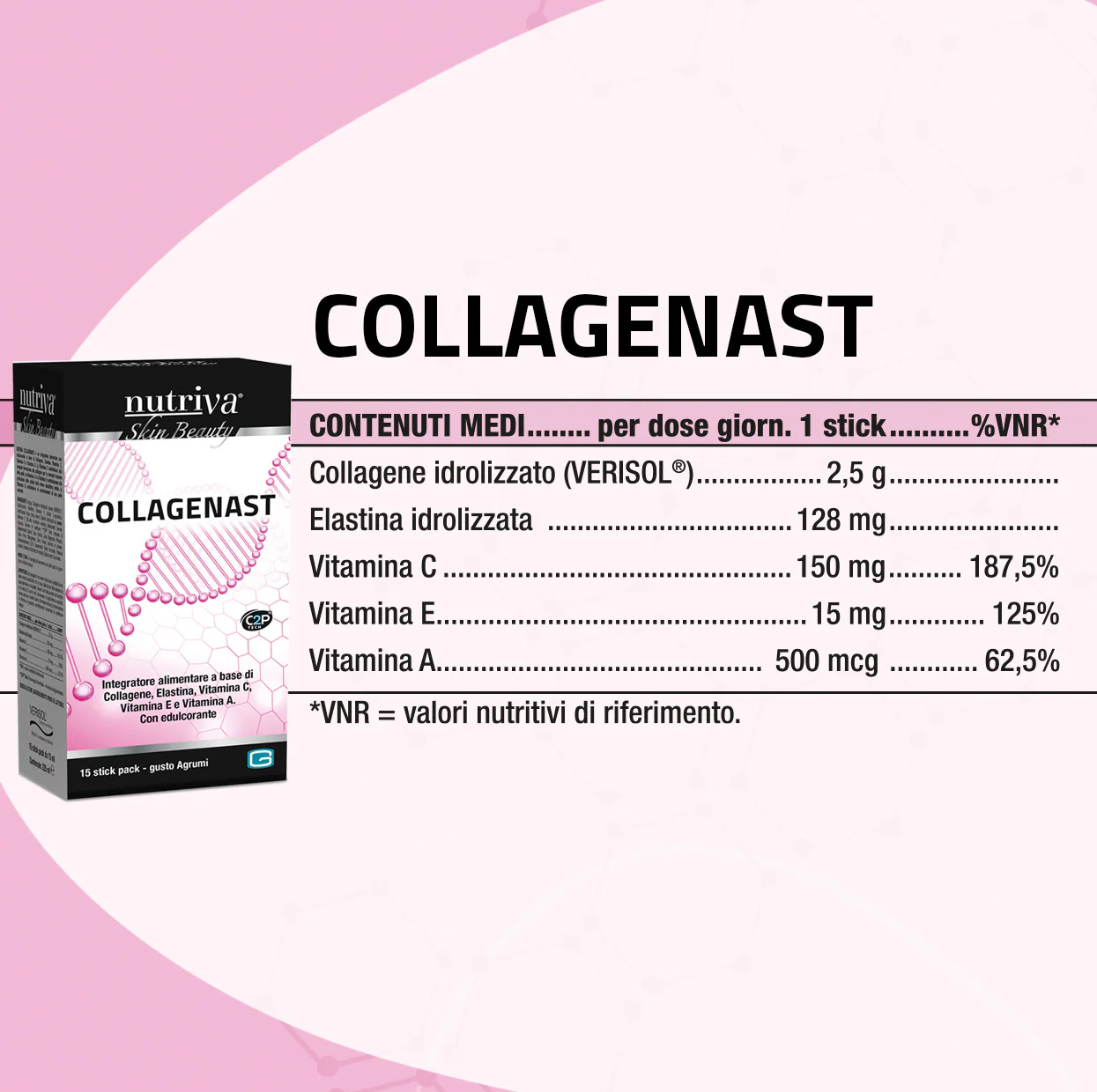 Nutriva COLLAGENAST 225ml : benessere della pelle e contrasto alle rughe - immagine 3