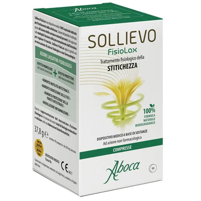Aboca Sollievo Fisiolax 90 compresse per stitichezza