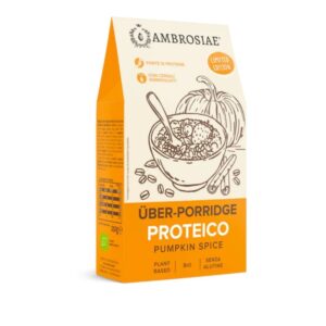 Granola proteica biologica con spezie e zucca fresca