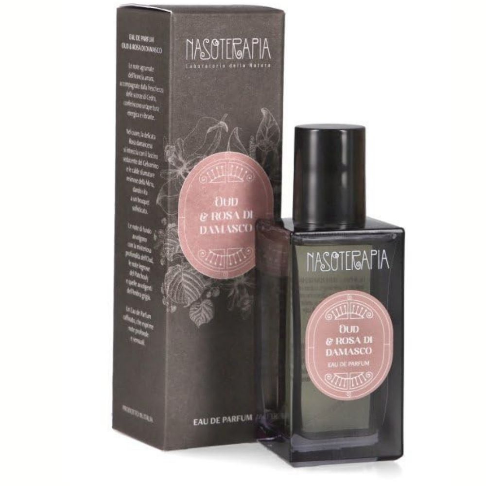 Flacone NASOTERAPIA Eau de Parfum Oud e Rosa di Damasco
