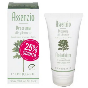 Deocrema Assenzio con 3 Artemisie, 50ml, L'Erbolario