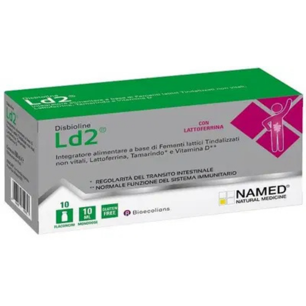 Integratore Named Disbioline Ld2 per benessere intestinale e immunitario