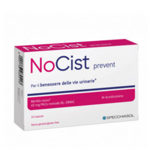 Specchiasol NoCist Prevent Integratore Drenante e Vie Urinarie 24 Capsule