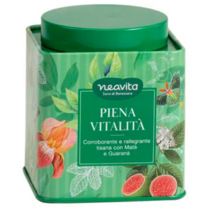 Tisana Neavita Piena Vitalità in caddy con Yerba Mate e Zenzero