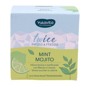 Infuso Neavita Mint Mojito con menta e limone in filtroscrigno