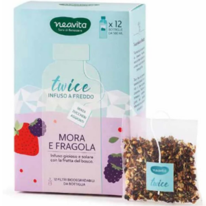Infuso a freddo Neavita Mora e Fragola 12 filtri
