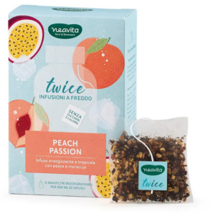 Confezione Twice Infusi a Freddo Neavita Peach Passion con Pesca e Maracuja