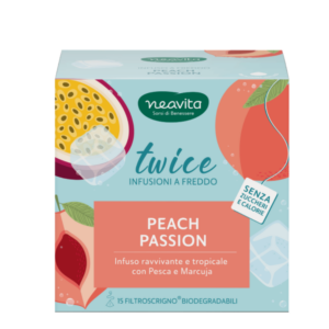 Infusi a freddo Neavita Peach Passion pesca e maracuja 15 filtroscrigno