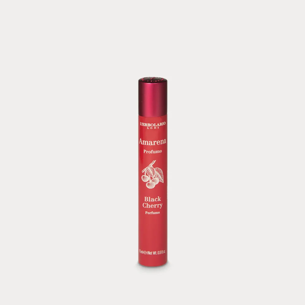 Profumo Amarena unisex estivo 15ml con note di amarena, rosa e vaniglia