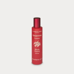 Profumo Amarena unisex 50ml, flacone trasparente, fiori e amarene