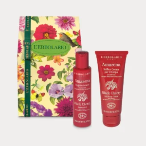 Confezione regalo Duo Corpo Amarena con bagnoschiuma e crema 100ml