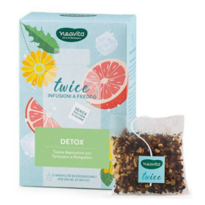 Infuso a freddo depurativo con tarassaco e pompelmo in maxi filtro