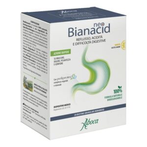 Aboca Neo Bianacid Acidità e Reflusso  20 bustine Monodose Novità Gusto Limone