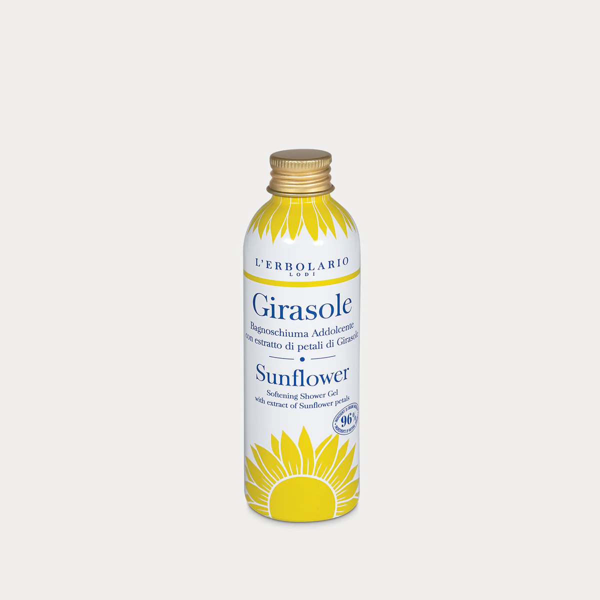 Bagnoschiuma Addolcente Girasole L'Erbolario 100ml : detersione delicata ed esperienza sensoriale