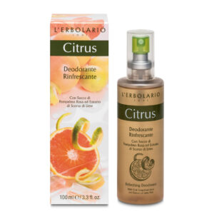 Citrus Deodorante Rinfrescante L'Erbolario 100ml :deodorazione efficace e freschezza naturale