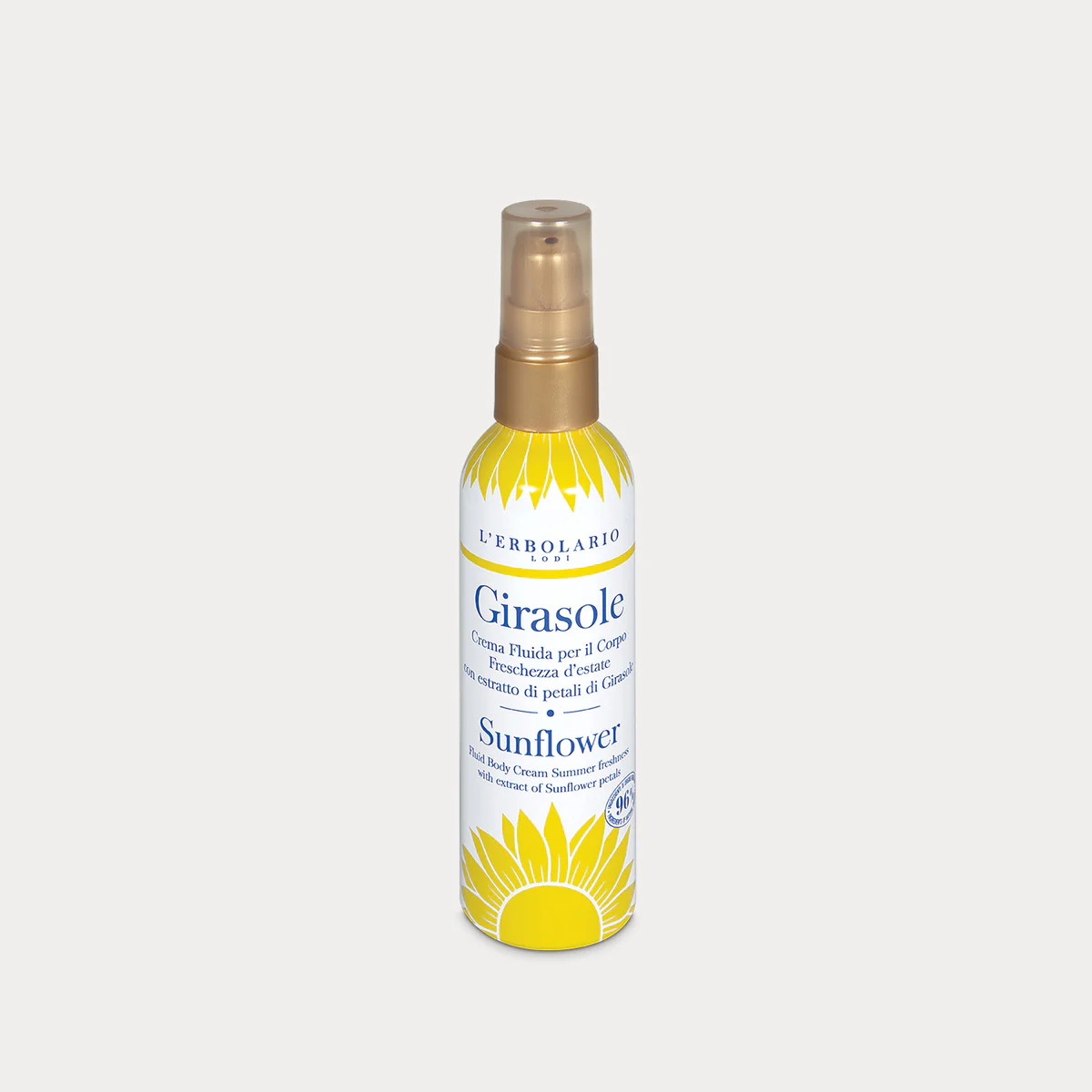 Crema Fluida per il Corpo Girasole L'Erbolario 100ml: idratazione profonda e azione emolliente