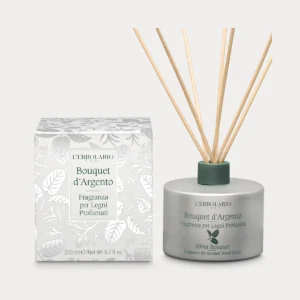 Fragranza per Legni Profumati Bouquet d'Argento 200ml :profumazione persistente ed eleganza per ambienti