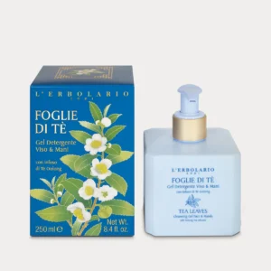 Gel Detergente Viso & Mani Foglie Di Te' 250ml : detersione delicata e azione tonificante