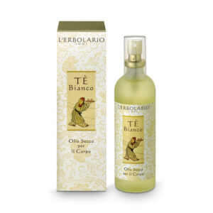 Tè Bianco Olio Secco per il Corpo L'Erbolario 100ml per una idratazione profonda e azione emolliente