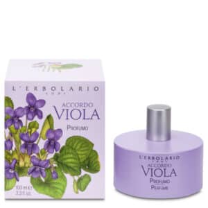 Accordo Viola Profumo 100ml L'Erbolario : Essenza Fiorita Cipriata Ad Azione Rinfrescante E Seta