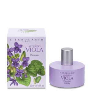 Accordo Viola Profumo 50ml L'Erbolario : Essenza Fiorita Cipriata Ad Azione Rinfrescante E Seta