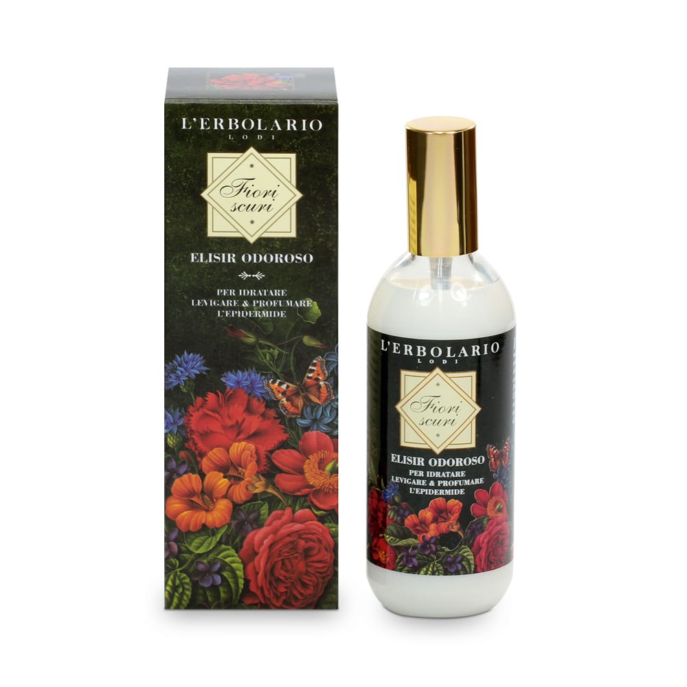 Elisir Odoroso Fioriscuri 150ml L'Erbolario :idratazione profonda e azione emolliente
