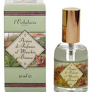 Muschio Bianco Acqua di Profumo Unisex 50ml L'Erbolario – Essenza Floreale Legnosa e Muschiata Ad Azione Rinfrescante ( Ultimi 2 pezzi )