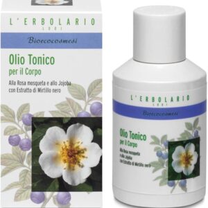 Bioecocosmesi Olio Tonico per il Corpo L'Erbolario 125ml alla Rosa Mosqueta– Trattamento emolliente ed elasticizzante ad assorbimento rapido