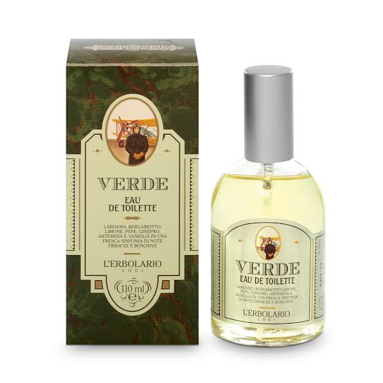 Verde Eau de Toilette 110ml L'Erbolario – Essenza Agrumata e Speziata Ad Azione Rinfrescante E Seta