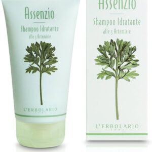 Assenzio Shampoo Idratante alle 3 Artemisie L'Erbolario 150ml– Trattamento Detergente Quotidiano Ad Azione Tonificante E Idratante