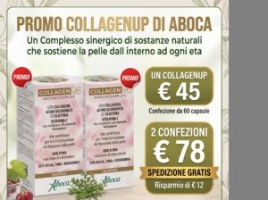 Promo CollagenUp Naturcomplex 120  Capsule Aboca 2 Confezioni - Integratore Anti-Età Naturale Ad Azione Rassodante E Antiossidante Per La Pelle