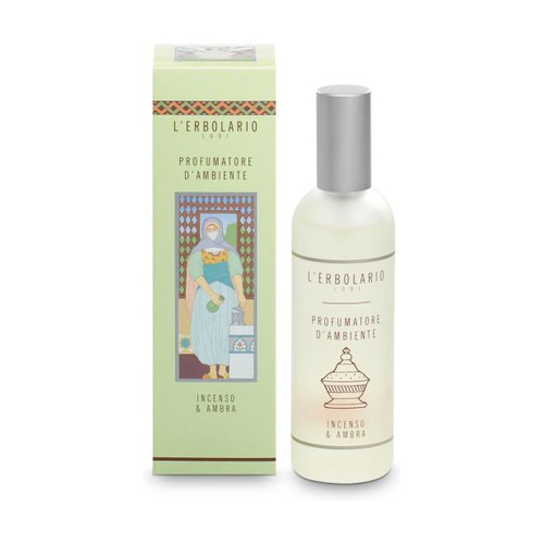 Incenso e Ambra Profumo per l'Ambiente L'Erbolario 100ml – Spray Deodorante per la Casa Ad Azione Purificante E Rilassante