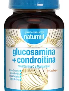 Naturmil Glucosamina + Condroitina 30 Capsule – Integratore per Cartilagini e Articolazioni Ad Azione Rigenerante E Flessibilizzante