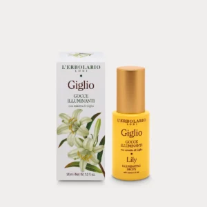 Gocce Illuminanti Giglio 30ml L'Erbolario – Olio-Gel Corpo Scintillante Edizione Limitata Ad Azione Nutriente, Setificante E Radiosa