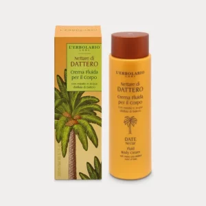 Crema Fluida per il Corpo Nettare di Dattero 200ml L'Erbolario – Emulsione Idratante, Emolliente E Setificante Unisex Con Olio Di Dattero Del Deserto