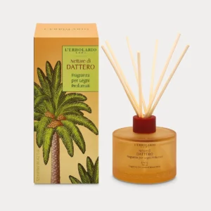 Fragranza per Legni Profumati Nettare di Dattero 125ml L'Erbolario – Diffusore Di Profumo Per Ambienti Con Bastoncini In Legno Ad Azione Rilassante E Confortevole