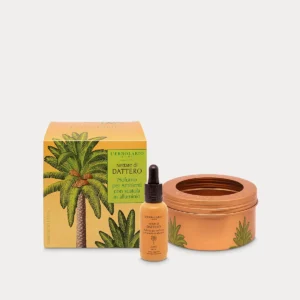 Profumo per Ambienti con Scatola in Alluminio Nettare di Dattero 30ml L'Erbolario – Spray Per Ambienti In Edizione Limitata Ad Azione Calda, Rilassante E Confortevole