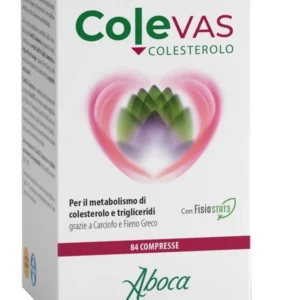 ColeVAS Colesterolo 84 Compresse Da 775mg Aboca – Integratore Alimentare Naturale Con FisioSTAT3, Carciofo E Fieno Greco Per Il Controllo Di Colesterolo E Trigliceridi