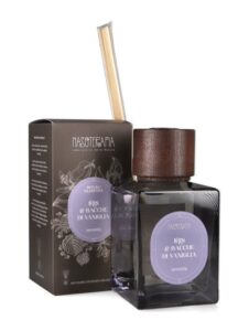 Nasoterapia Rituali Olfattivi Diffusore A Bastoncini Iris & Bacche Di Vaniglia 500 ml – Profumatore Per Ambienti Con Oli Essenziali Per Creare Un'Atmosfera Di Serenità E Calma